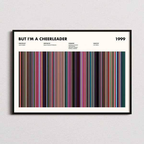 But I'm a Cheerleader Movie Barcode Poster