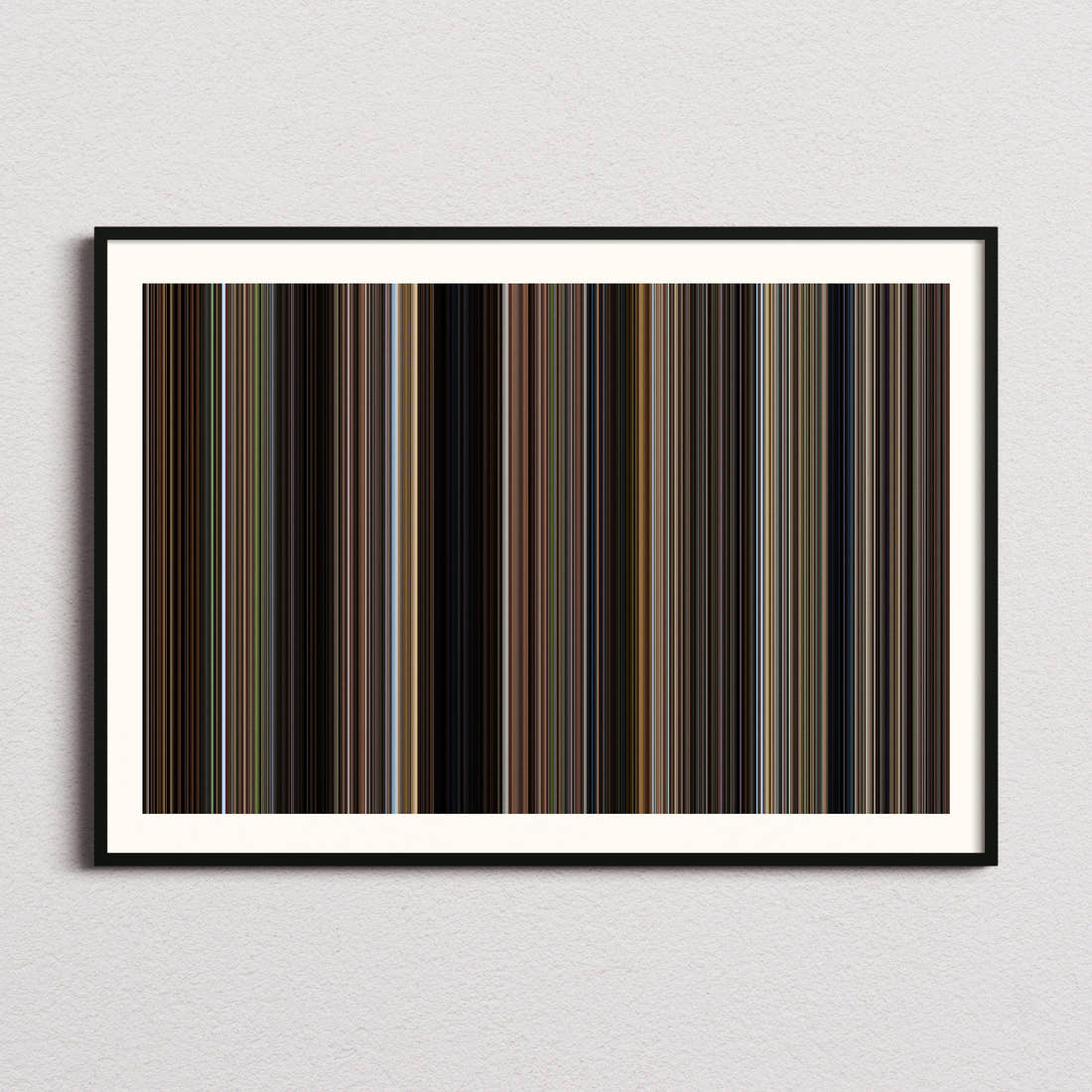 Butch Cassidy and the Sundance Kid Movie Barcode Poster - Barcode Only