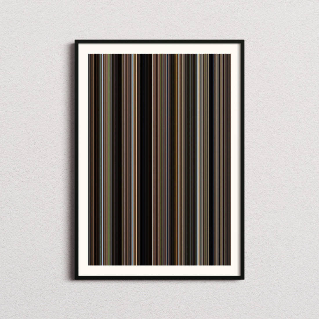 Butch Cassidy and the Sundance Kid Movie Barcode Poster - Barcode Only