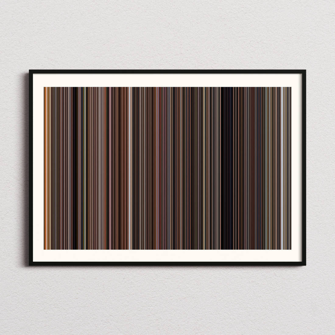 Calamity Jane Movie Barcode Poster - Barcode Only