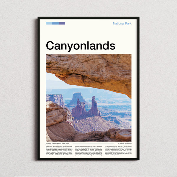 Canyonlands - Mesa Arch Canyon View - Travel Print