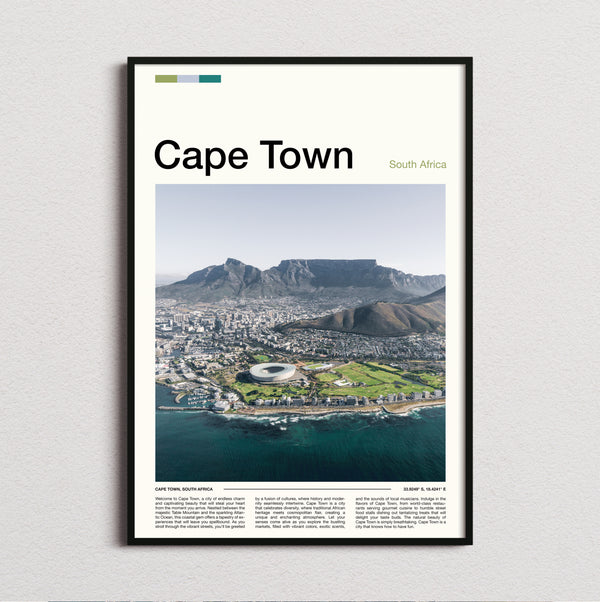 Cape Town - Table Mountain - Travel Print