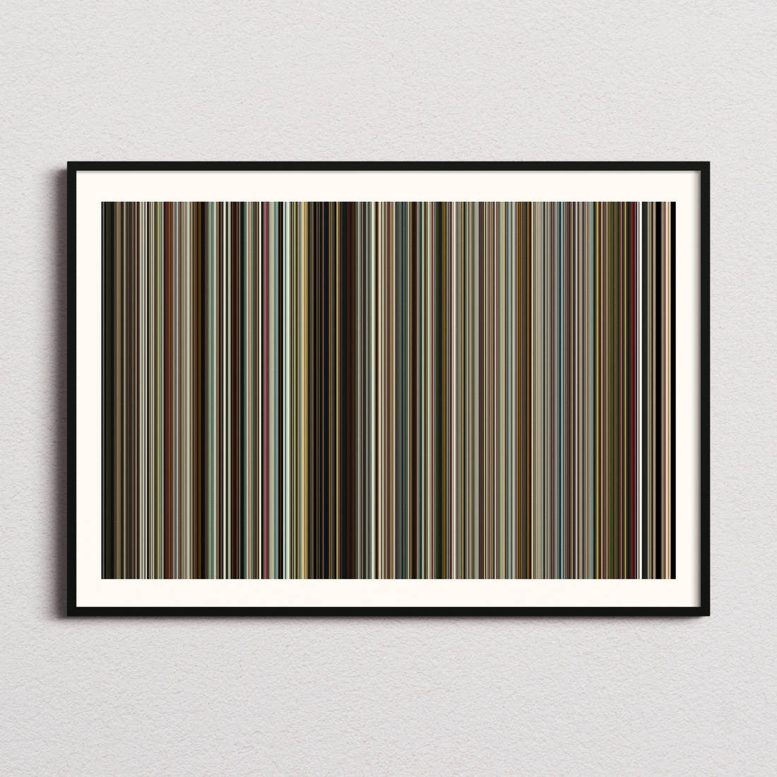 Capernaum Movie Barcode Poster - Barcode Only