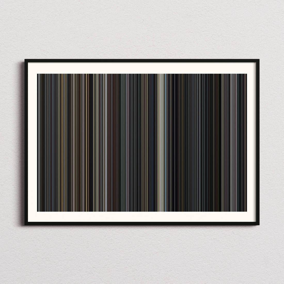 Capote Movie Barcode Poster - Barcode Only