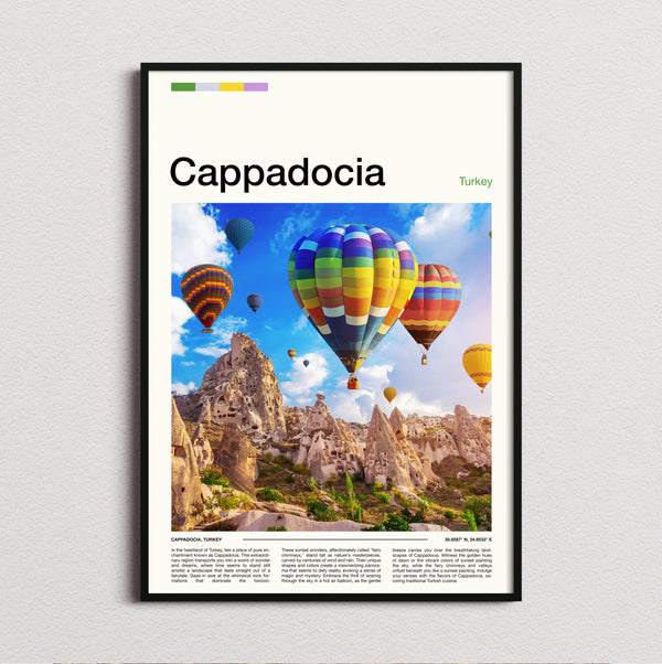 Cappadocia - Hot Air Balloons - Travel Print