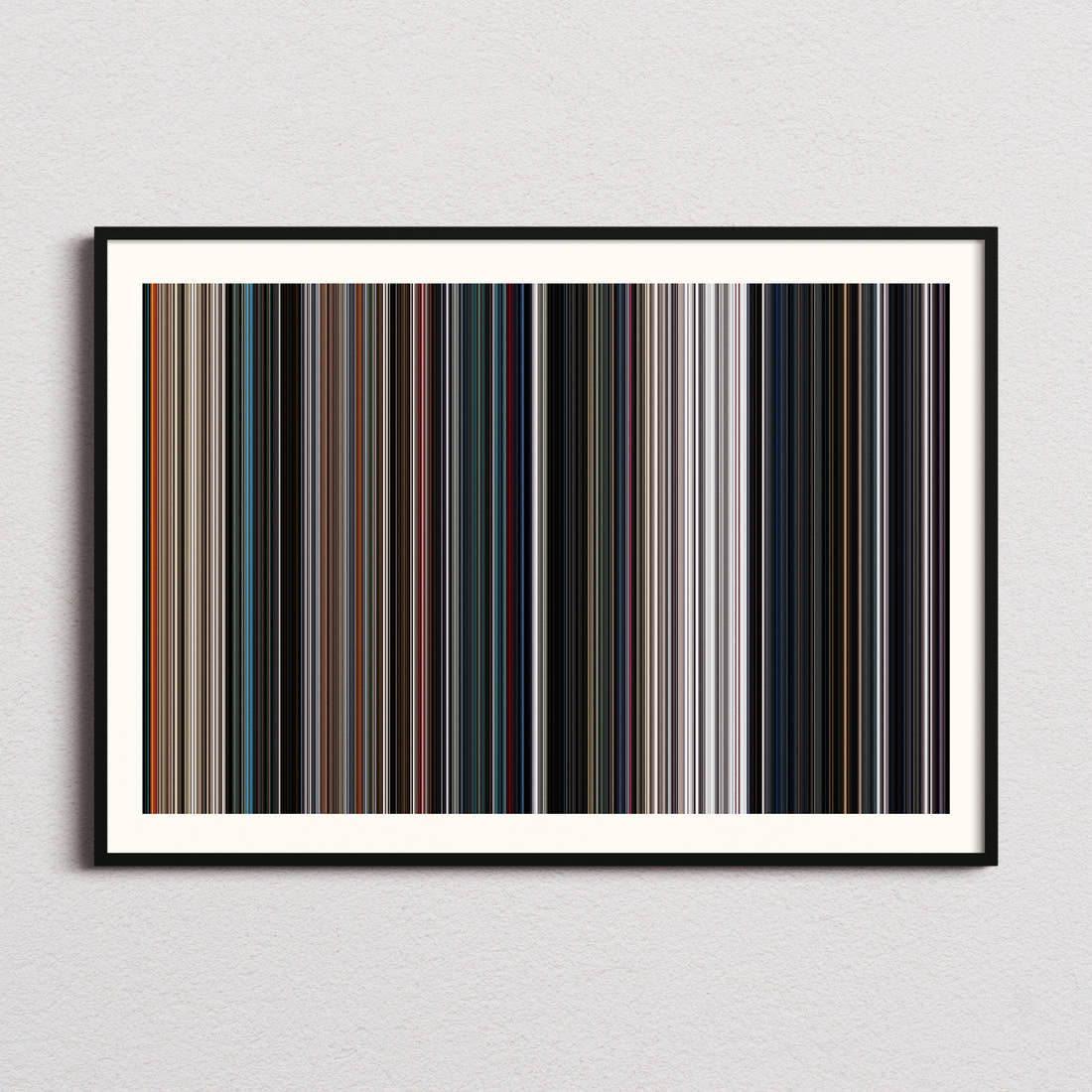 Captain America: Civil War Movie Barcode Poster - Barcode Only