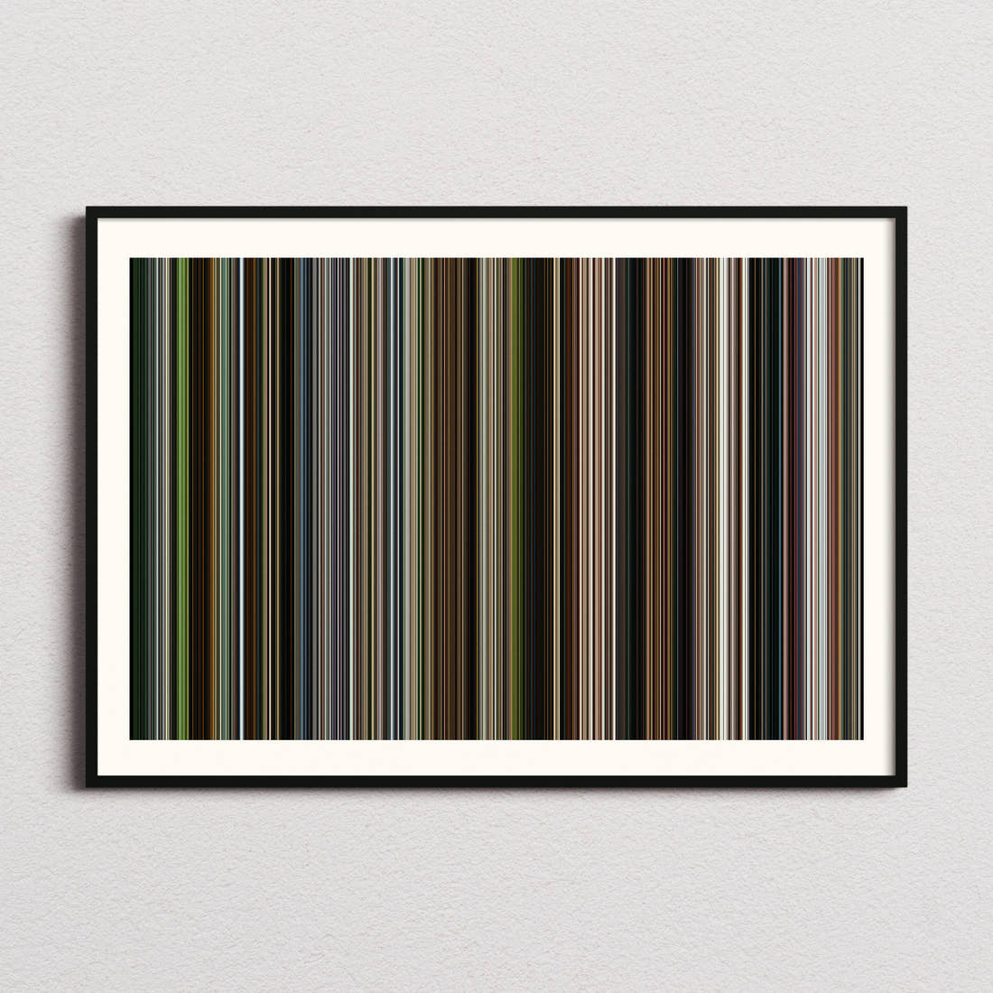 Captain Fantastic Movie Barcode Poster - Barcode Only