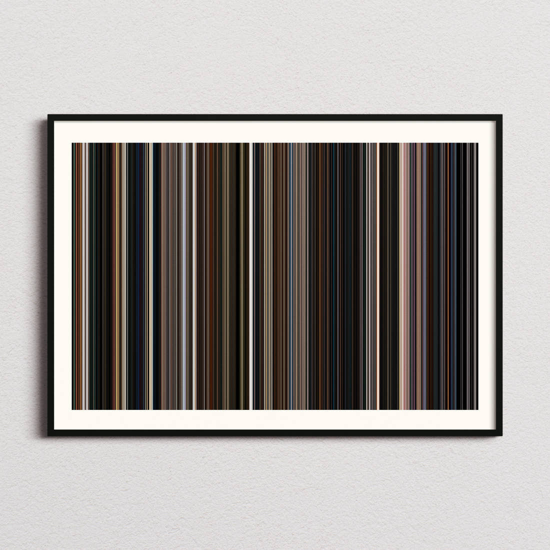 Captain Marvel Movie Barcode Poster - Barcode Only