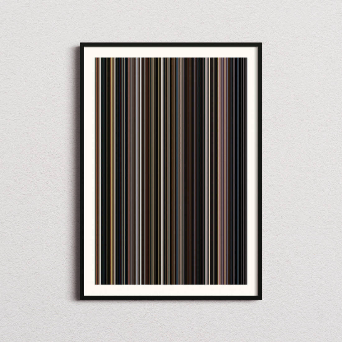 Captain Marvel Movie Barcode Poster - Barcode Only
