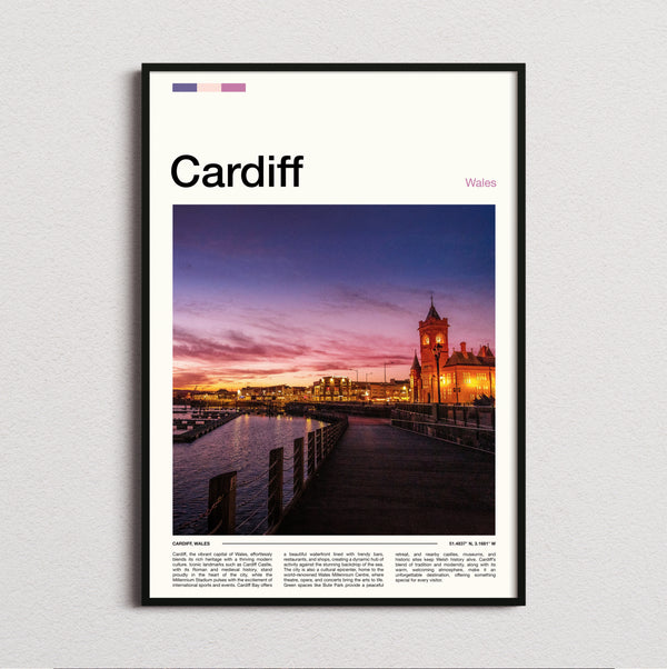Cardiff - Pierhead Building - Travel Print