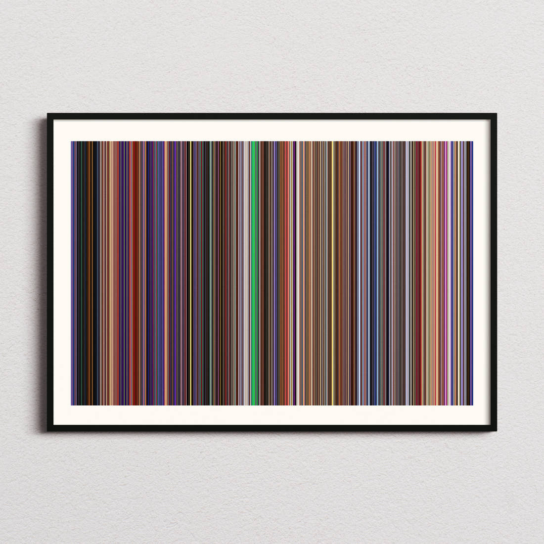 Cars 2 Movie Barcode Poster - Barcode Only