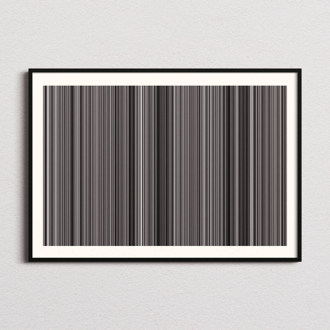 Casablanca Movie Barcode Poster - Barcode Only