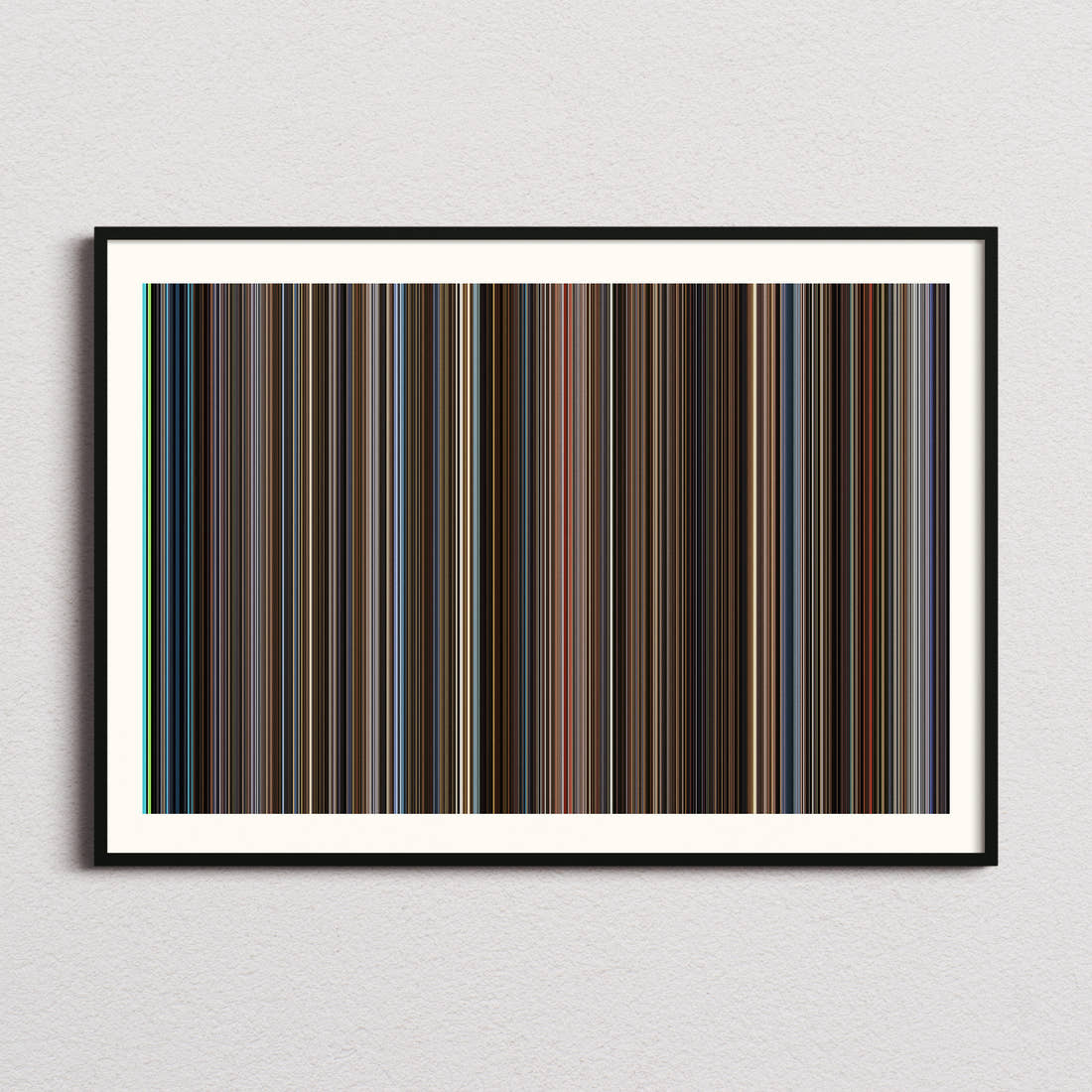 Catch Me If You Can Movie Barcode Poster - Barcode Only