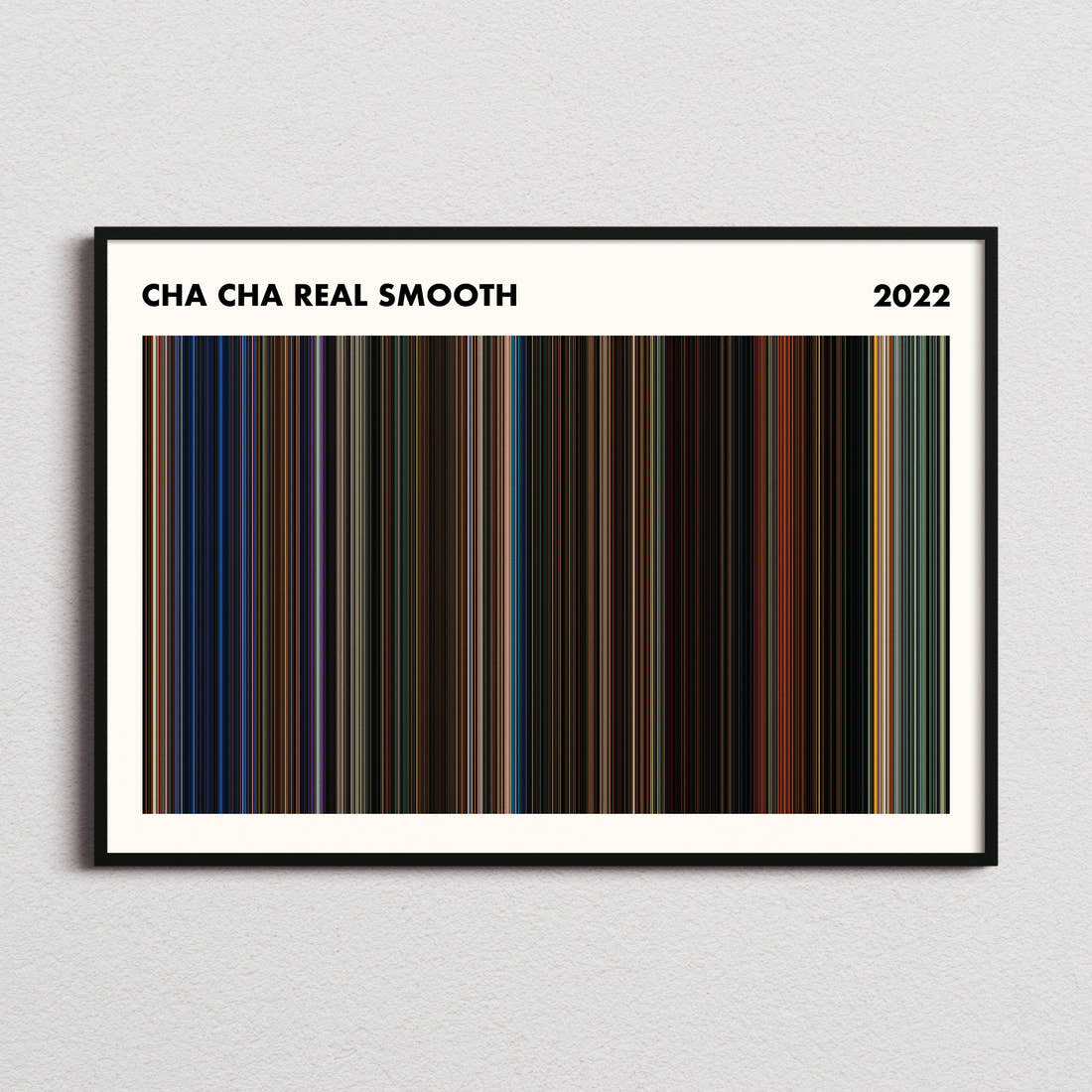 Cha Cha Real Smooth Movie Barcode Poster - Simplified