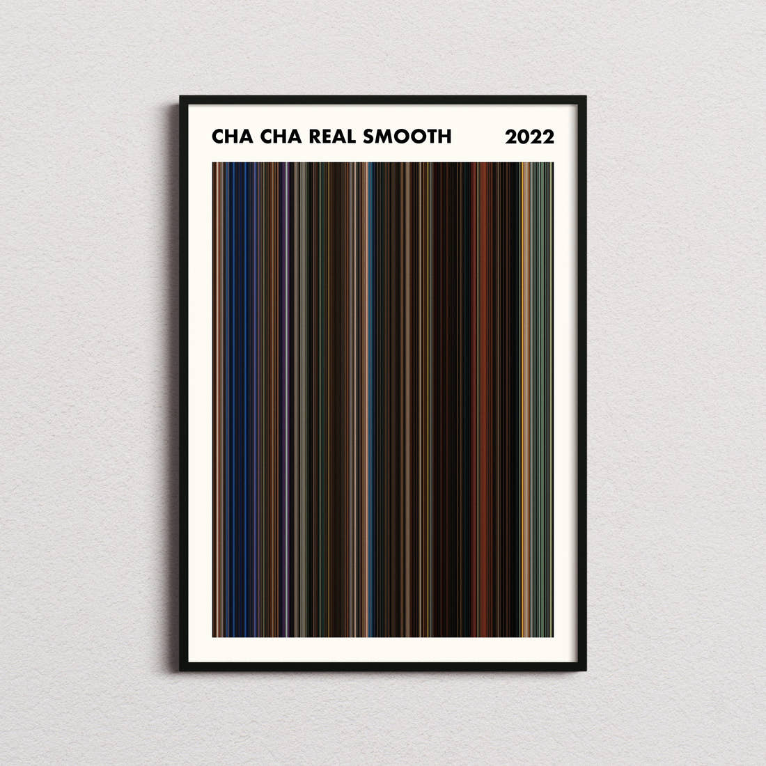 Cha Cha Real Smooth Movie Barcode Poster - Simplified