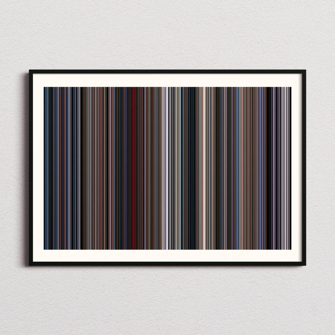 Chain Reaction Movie Barcode Poster - Barcode Only