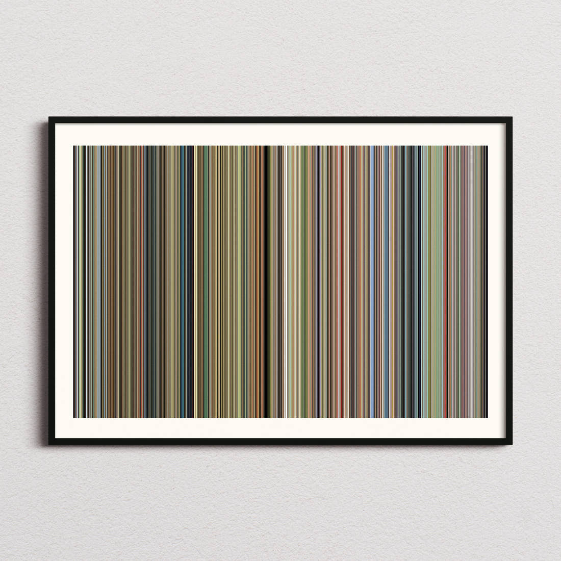 Chak De! India Movie Barcode Poster - Barcode Only
