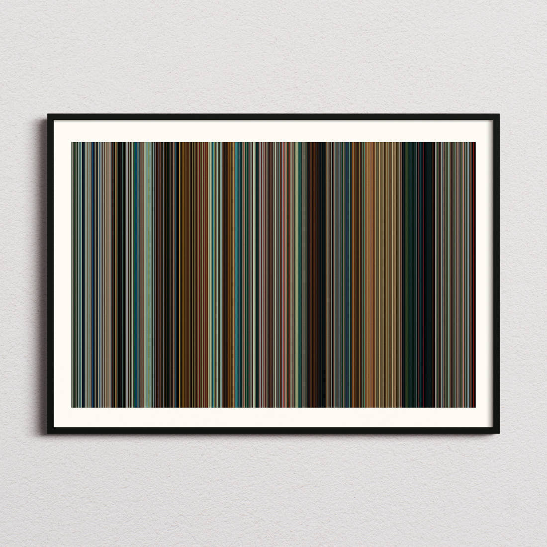 Challengers Movie Barcode Poster - Barcode Only