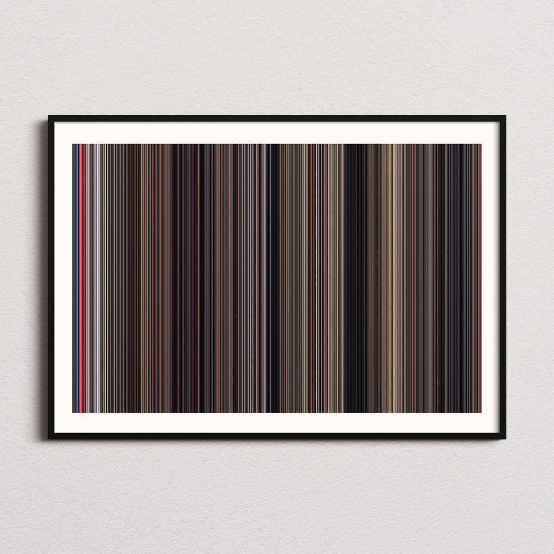 Charade Movie Barcode Poster - Barcode Only