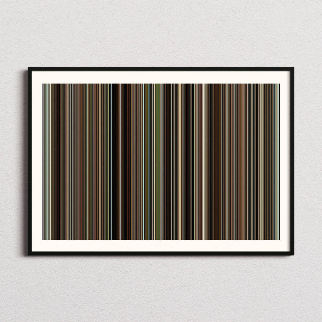 Chariots of Fire Movie Barcode Poster - Barcode Only