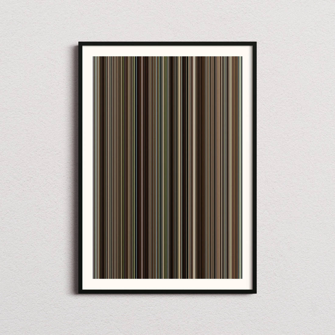 Chariots of Fire Movie Barcode Poster - Barcode Only