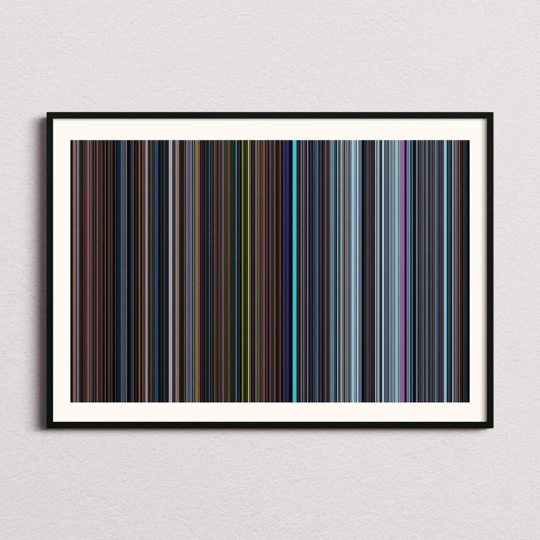 Charlie and the Chocolate Factory Movie Barcode Poster - Barcode Only