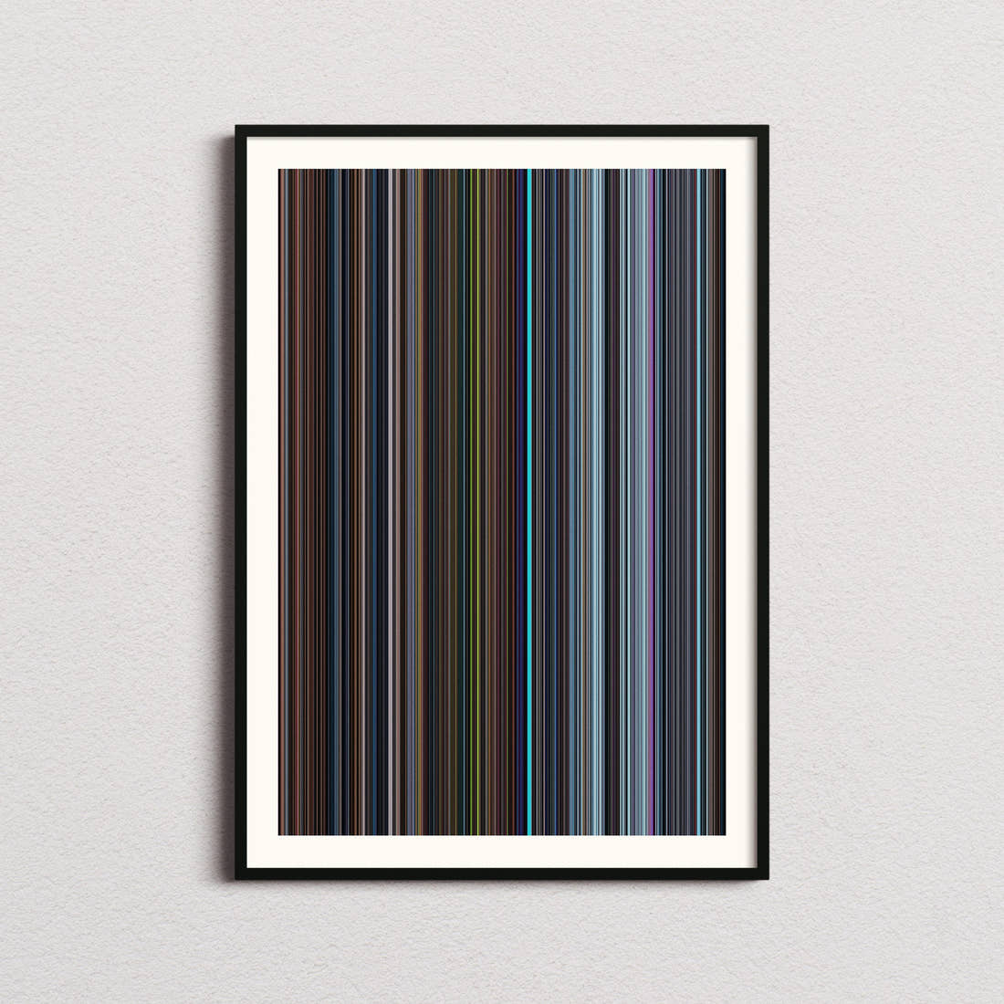 Charlie and the Chocolate Factory Movie Barcode Poster - Barcode Only