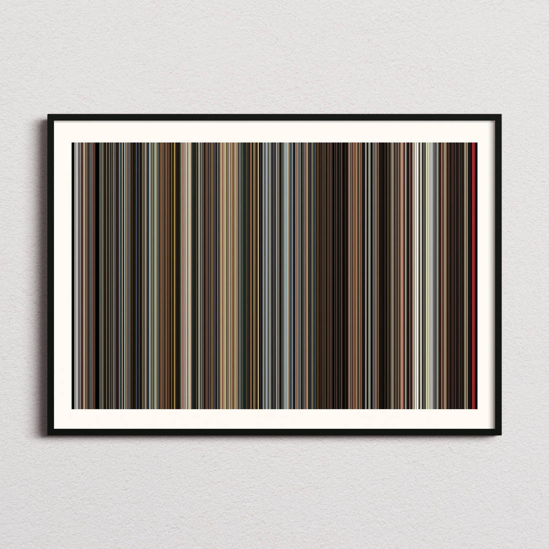 Charlie Wilson's War Movie Barcode Poster - Barcode Only