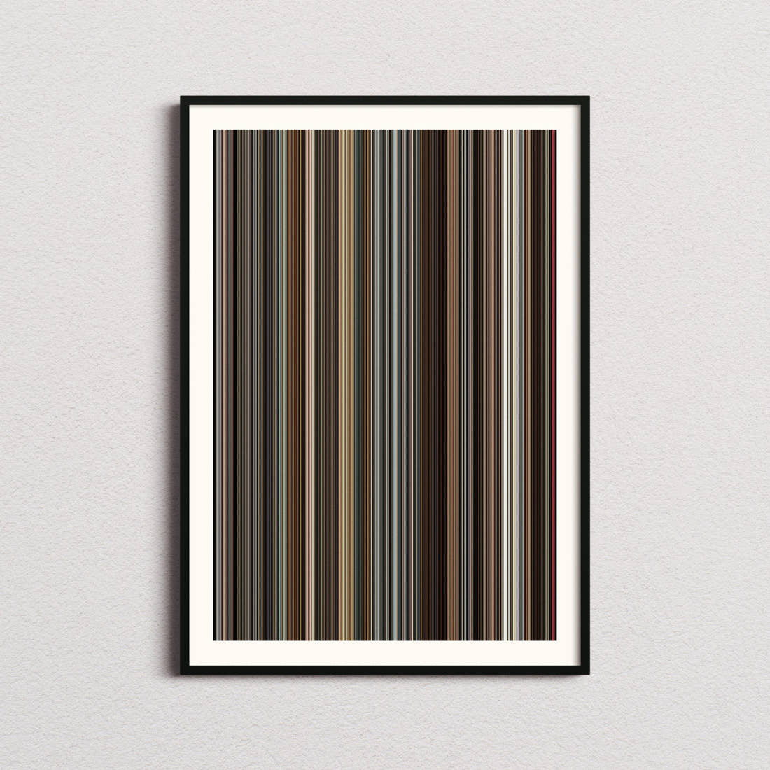 Charlie Wilson's War Movie Barcode Poster - Barcode Only
