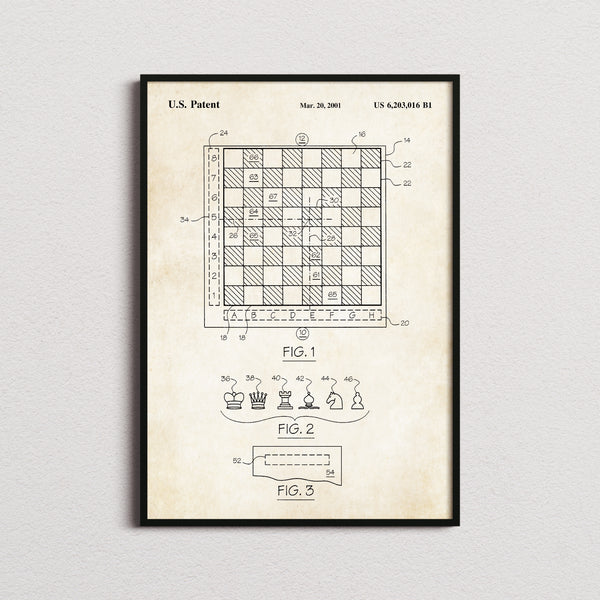 Chess Patent Print
