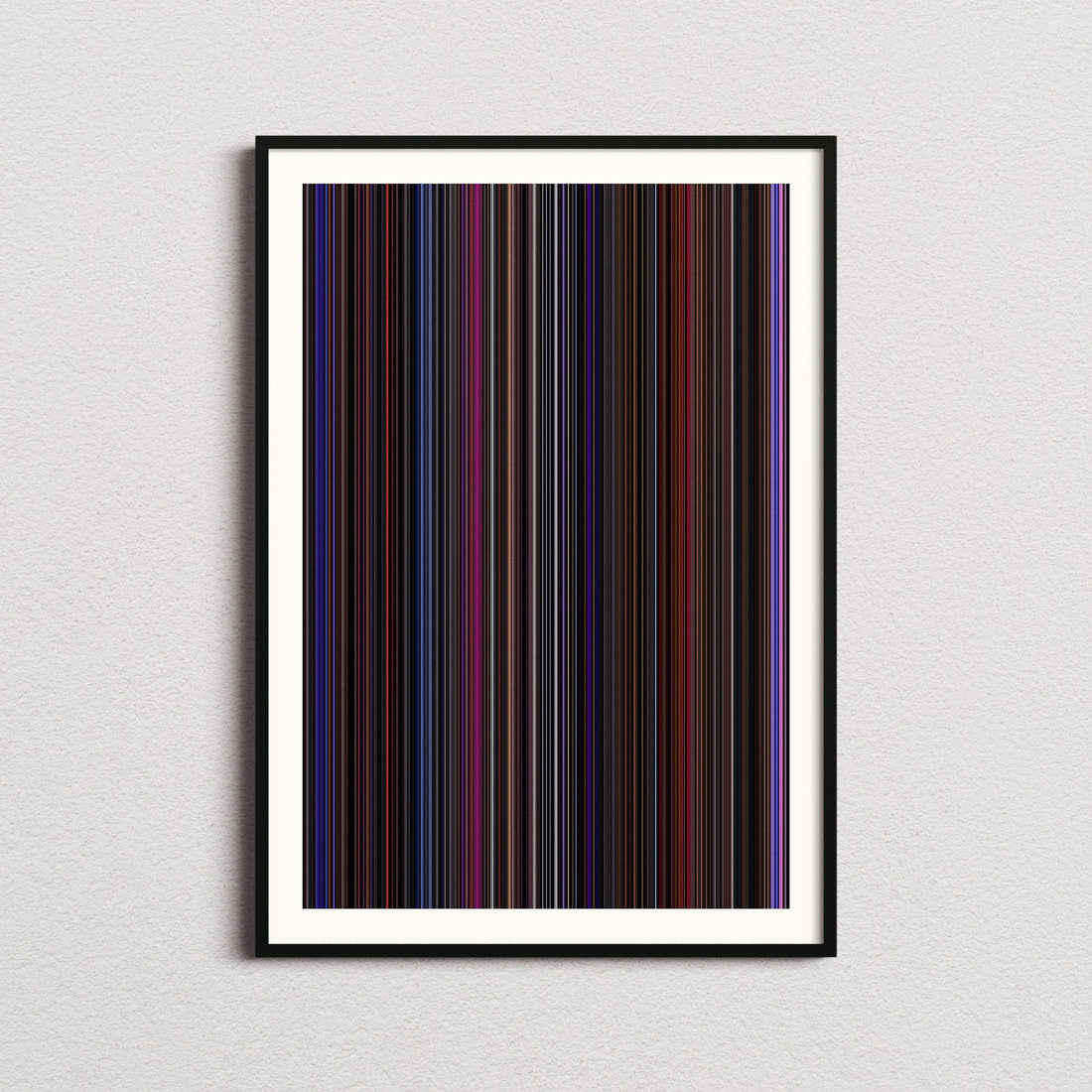 Chicago Movie Barcode Poster - Barcode Only