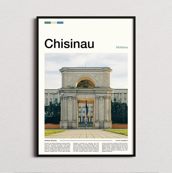 Chisinau - Triumphal Arch - Travel Print