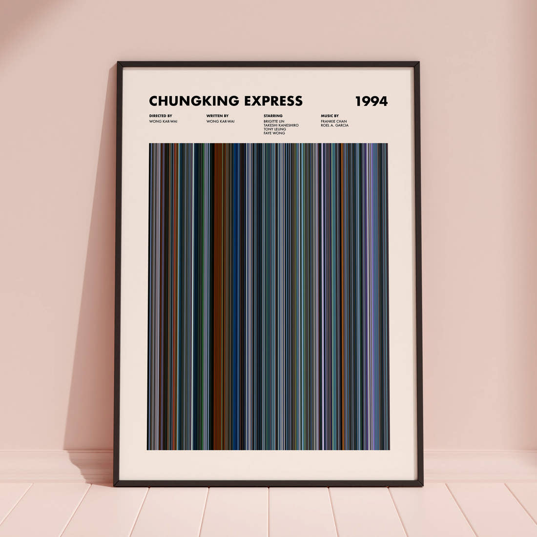 Chungking Express Movie Barcode Poster