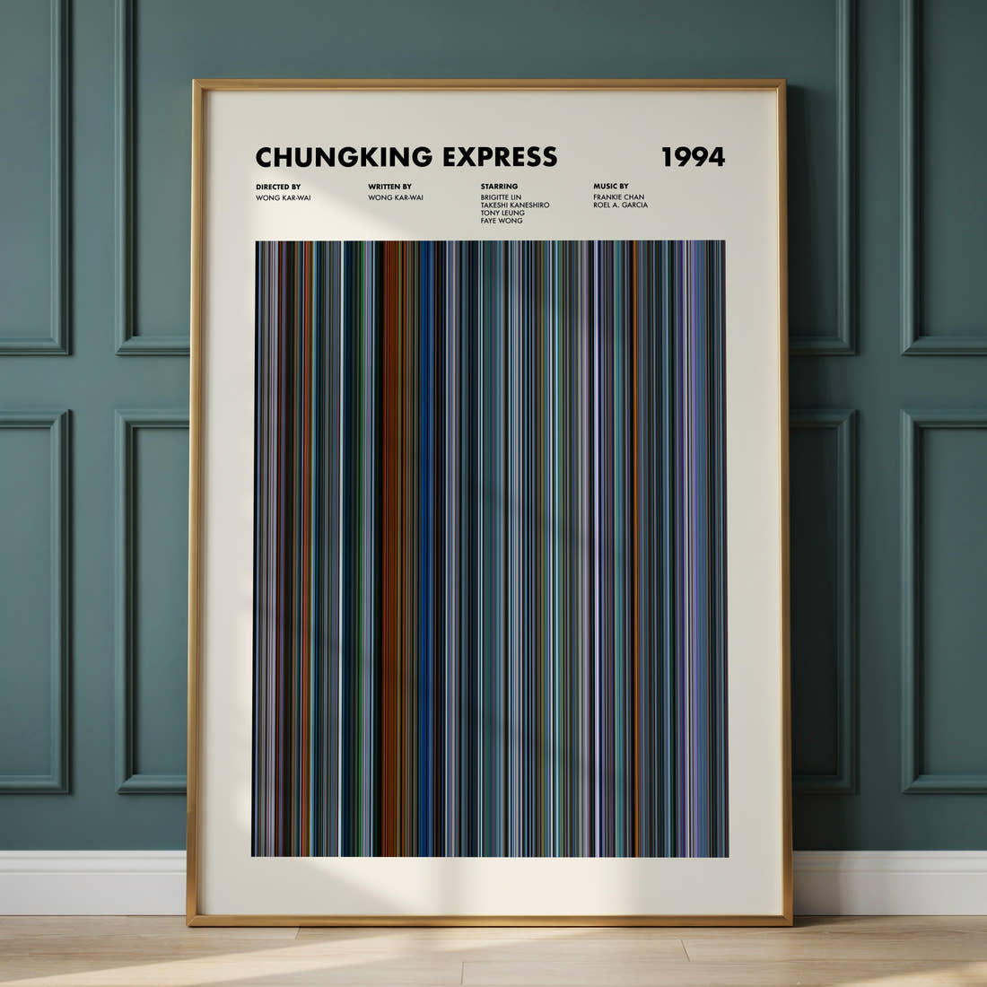 Chungking Express Movie Barcode Poster