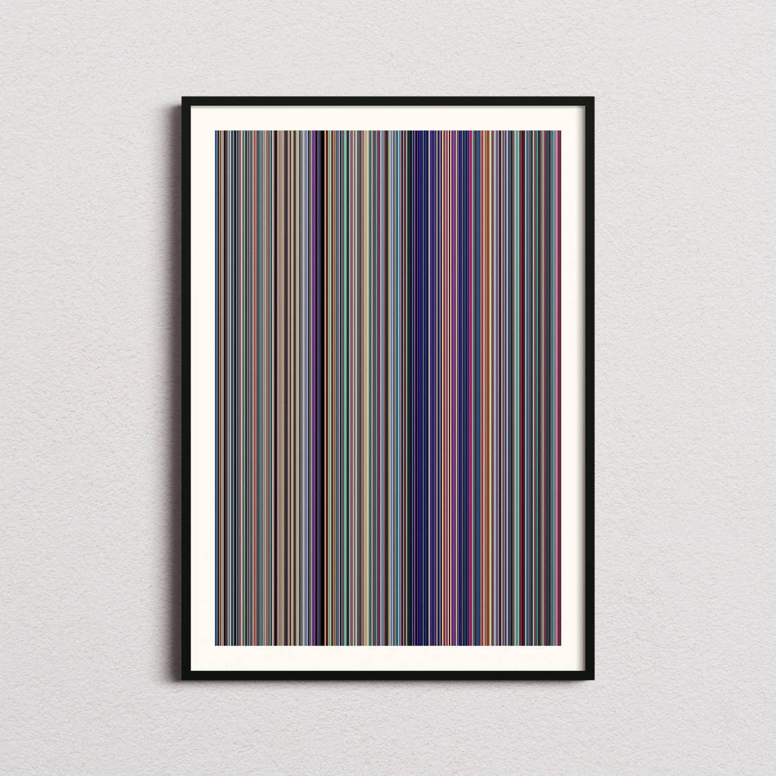 Cinderella Movie Barcode Poster - Barcode Only