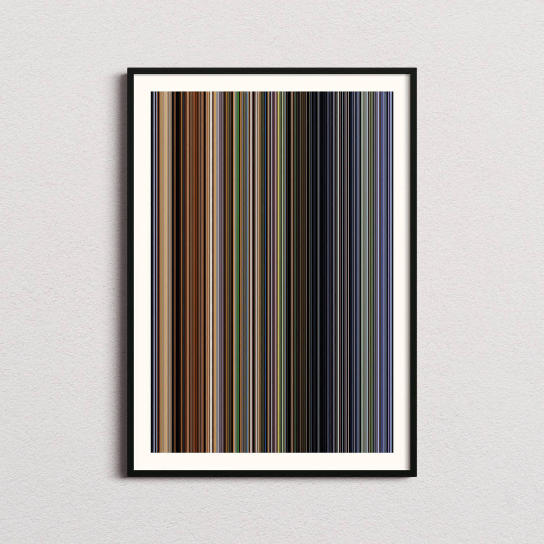 City of God Movie Barcode Poster - Barcode Only