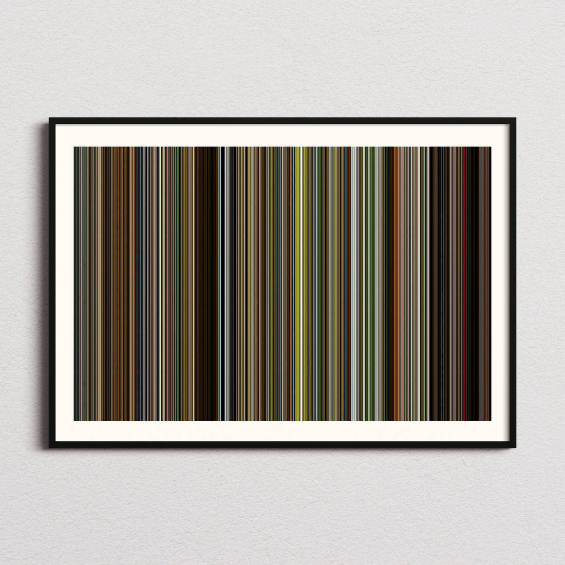 Civil War Movie Barcode Poster - Barcode Only