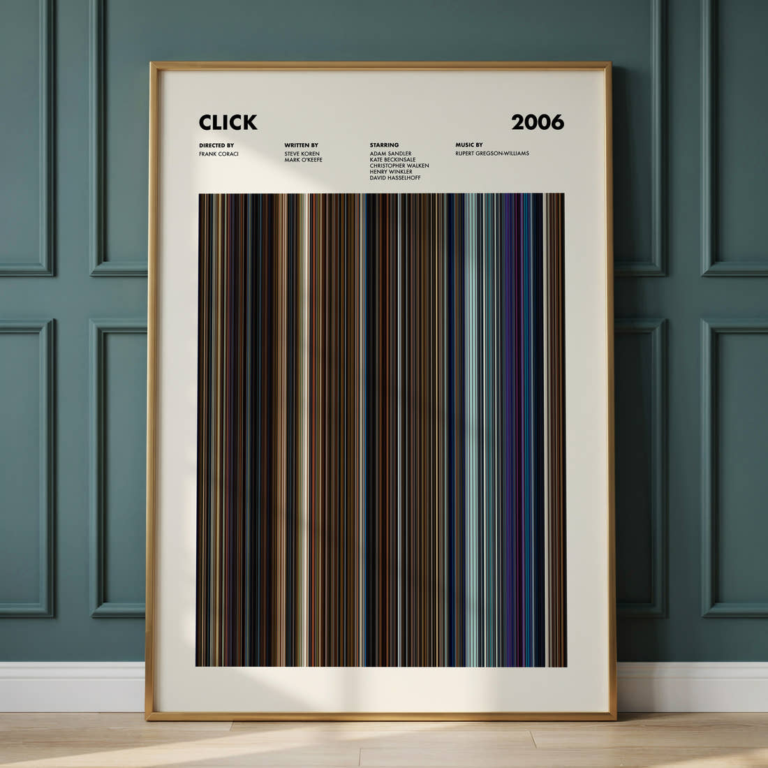 Click Movie Barcode Poster