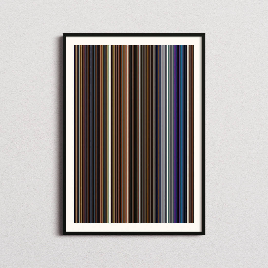 Click Movie Barcode Poster - Barcode Only