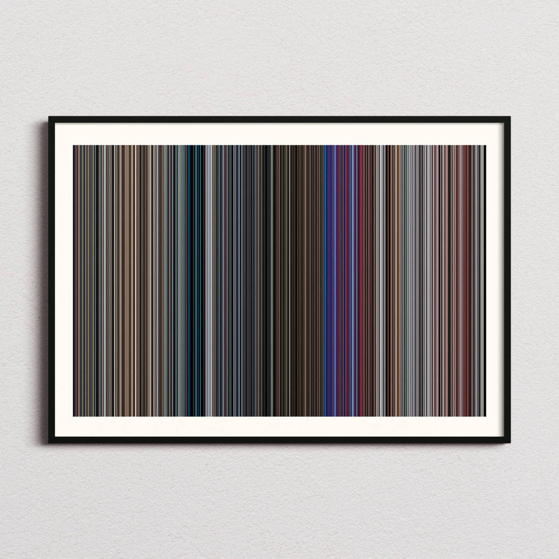 Closer Movie Barcode Poster - Barcode Only