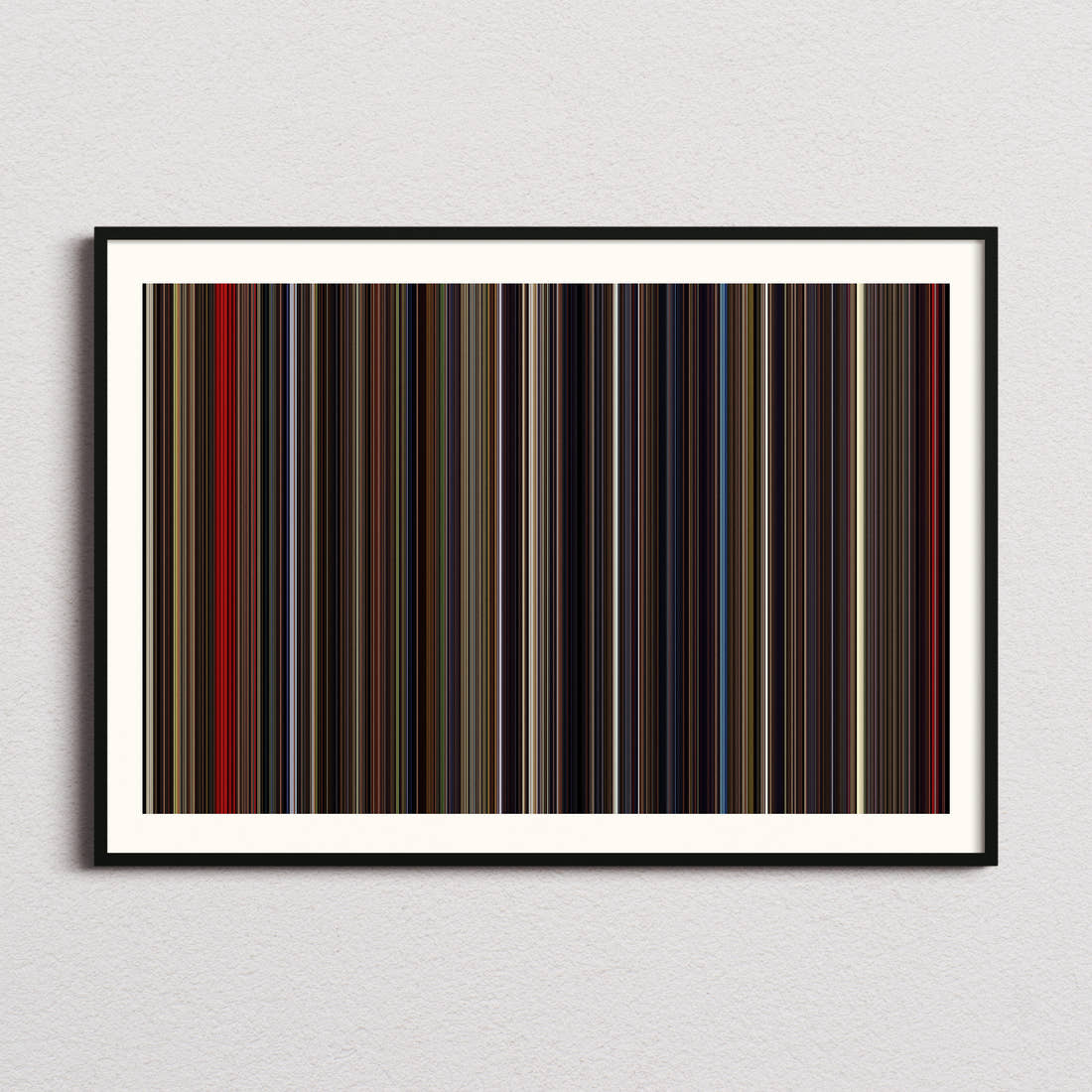 Cloud Atlas Movie Barcode Poster - Barcode Only