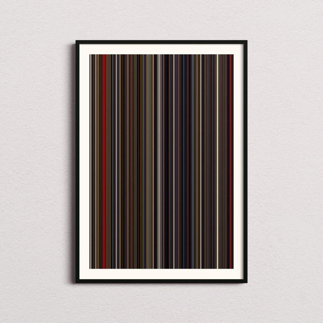 Cloud Atlas Movie Barcode Poster - Barcode Only