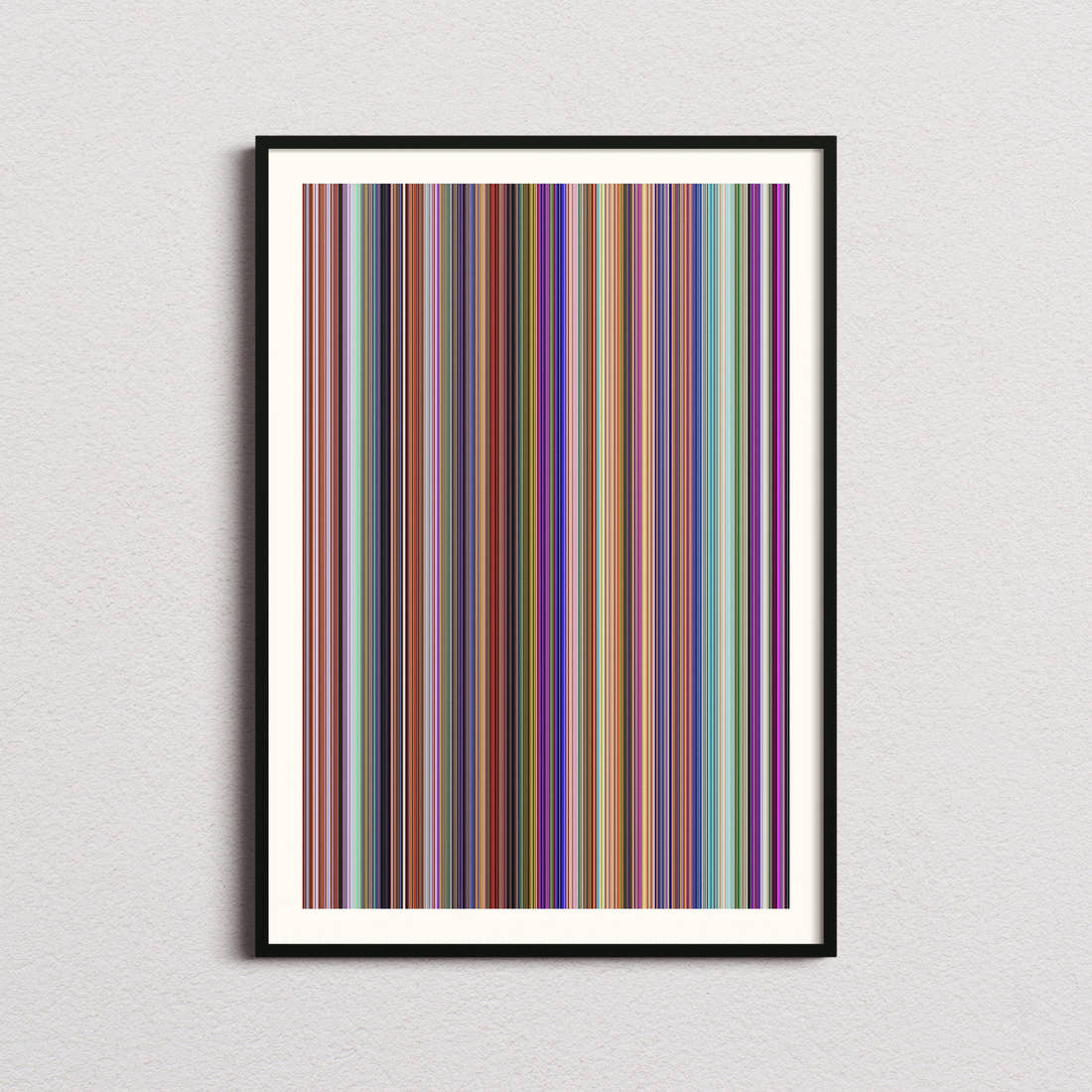 Cloudy with a Chance of Meatballs 2 Movie Barcode Poster - Barcode Only