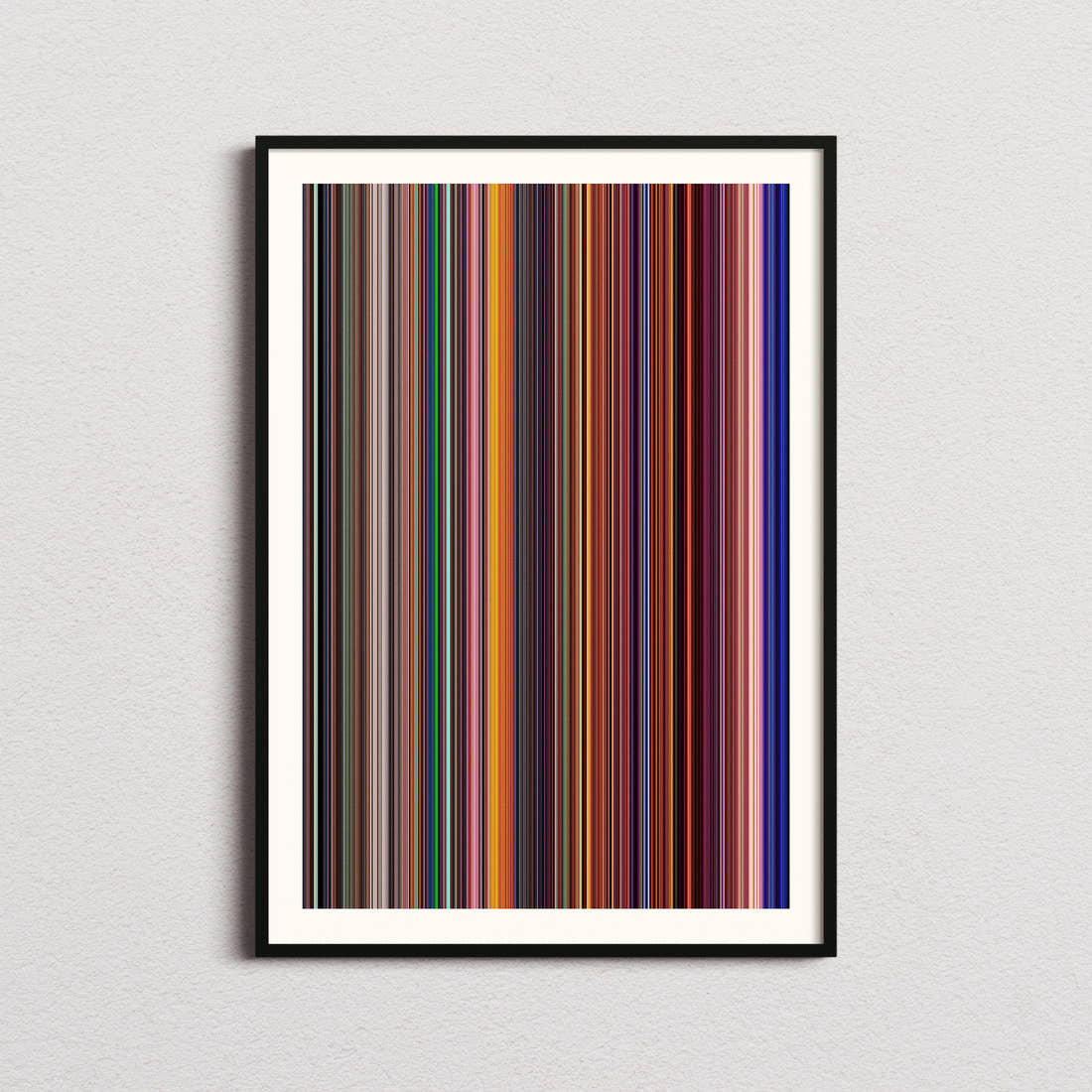 Cloudy with a Chance of Meatballs Movie Barcode Poster - Barcode Only