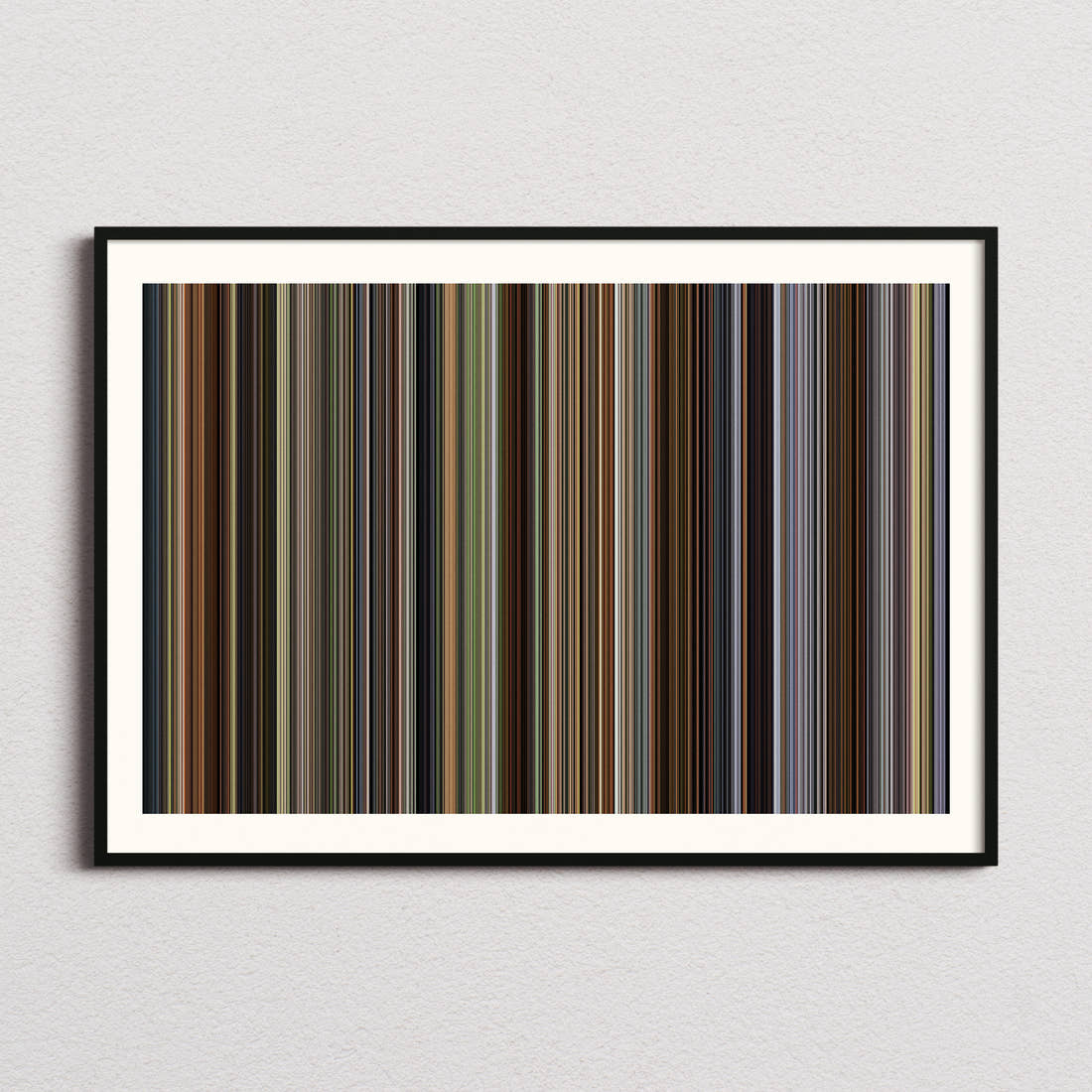 Cold Mountain Movie Barcode Poster - Barcode Only