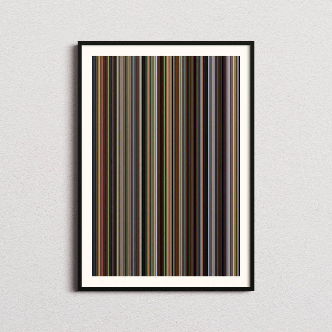 Cold Mountain Movie Barcode Poster - Barcode Only