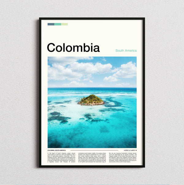 Colombia - Tiny Island - Travel Print