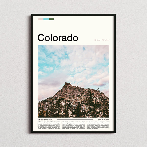 Colorado - Rocky Peak - Travel Print