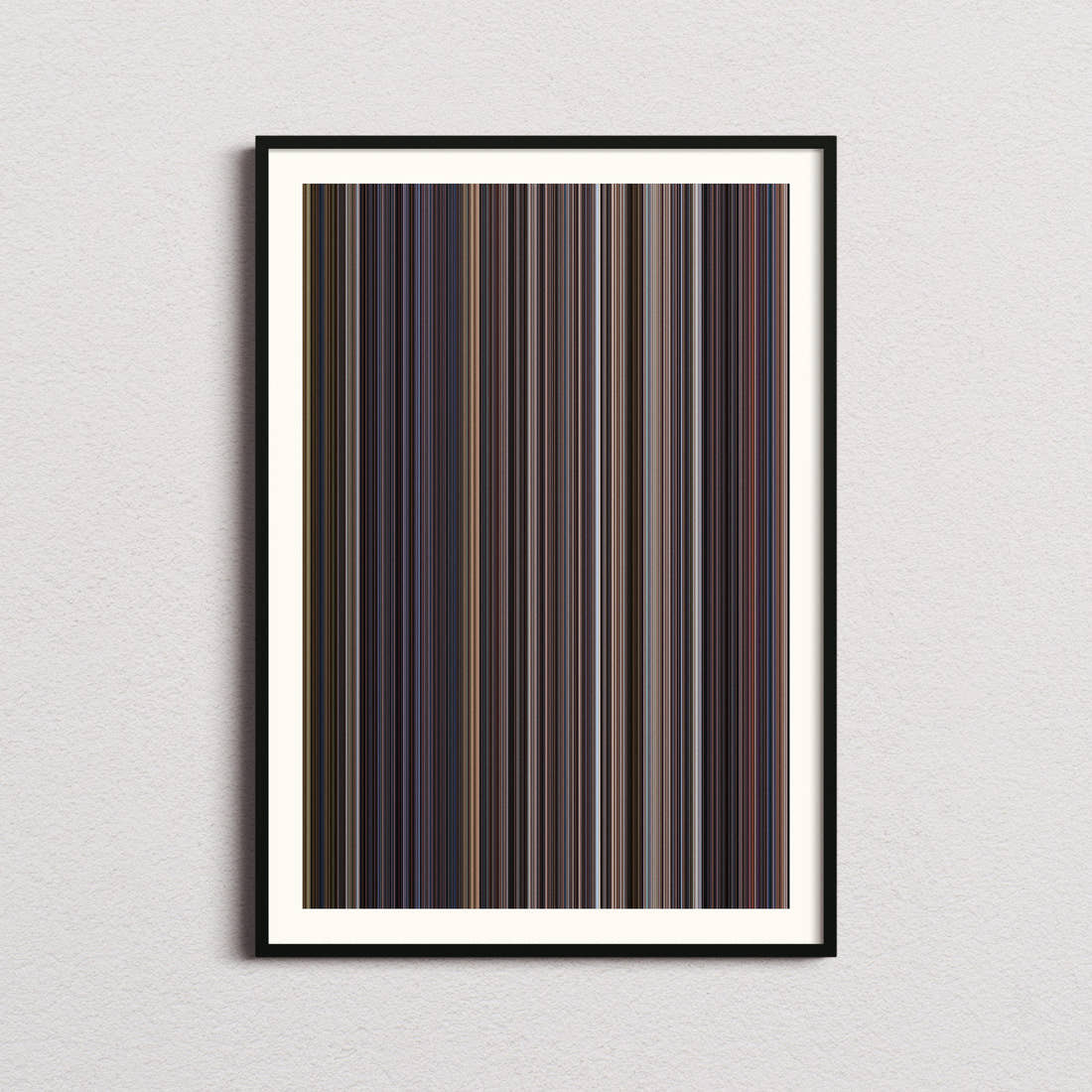 Con Air Movie Barcode Poster - Barcode Only