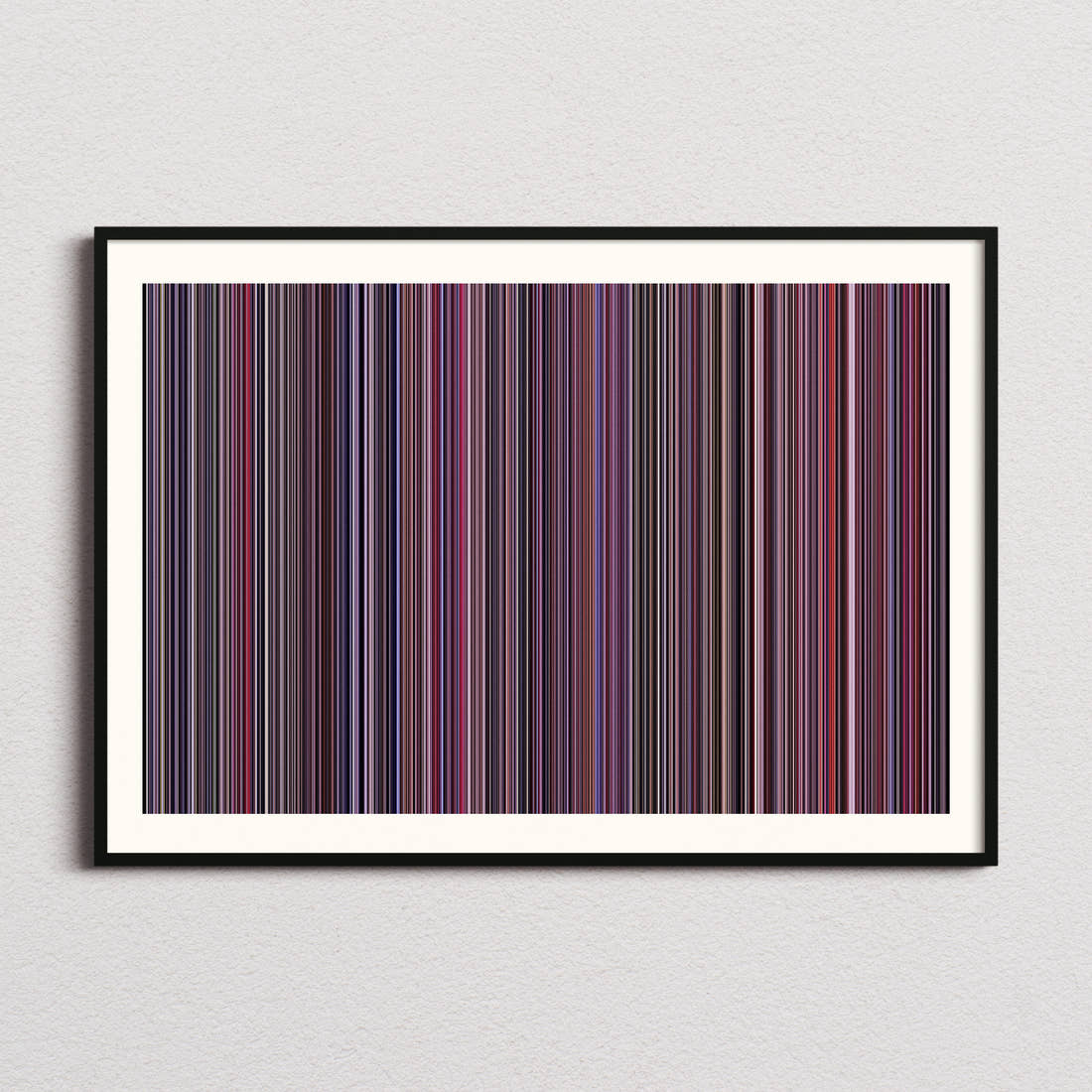 Conclave Movie Barcode Poster - Barcode Only